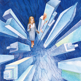 Герда в чертогах  снежной королевы