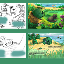 Тим и море. Конкурсная работа