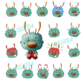 Карта эмоций Лесовичок