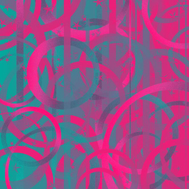 абстракция круги звездочки 