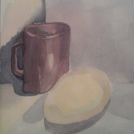 Кружка с лимоном