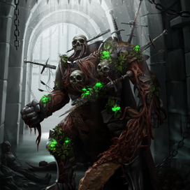 Концепт монстра для настольной игры Blood Atonement