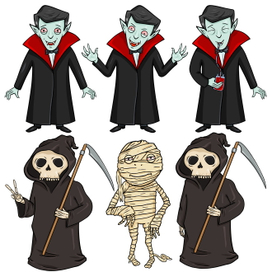 Персонажи для Хэллоуина