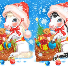 Блондинка и Брюнетка