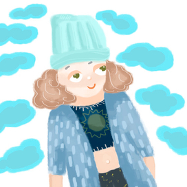 Девушка зима