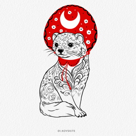 Иллюстрация из серии "Лесное житие зверское"