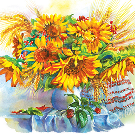 подсолнухи