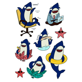 стикерпак "Акулы"