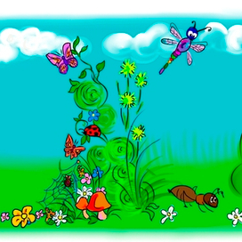 курочка и цыплёнок