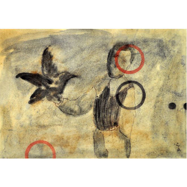 Мальчик  с птицей