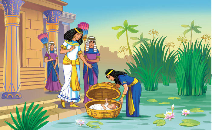 Моисей Детская Библия с окошками для  Malamalama