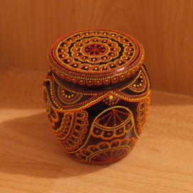 Декорирование баночки