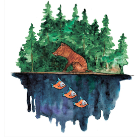 Иллюстрация-принт для печати на продукции