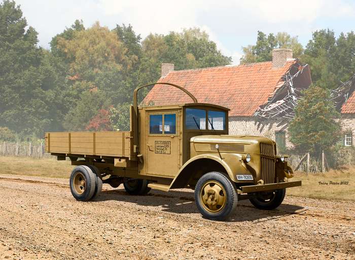 V3000S "Einheitsfahrerhaus" ( box art for ICM )