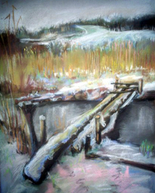 Замерзшее озеро