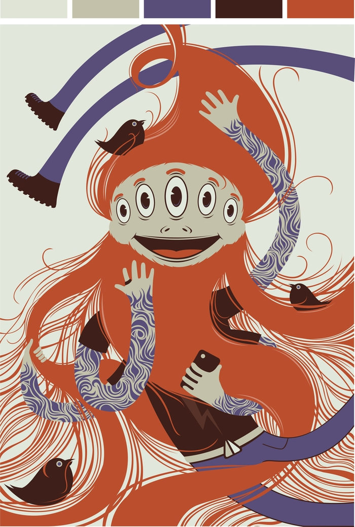 Птицы в бороде