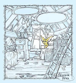 Чердак. Интерьер