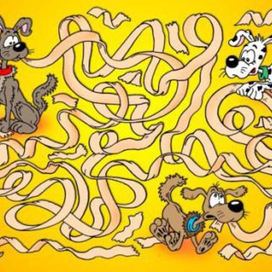 Лабиринт - забавы для журналов