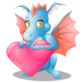 Дракончик с сердцем