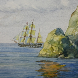 Чёрное море.  Фрагмент