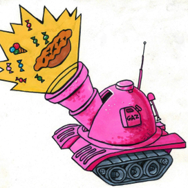 праздничный танк