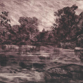 Кубань.Вечерело