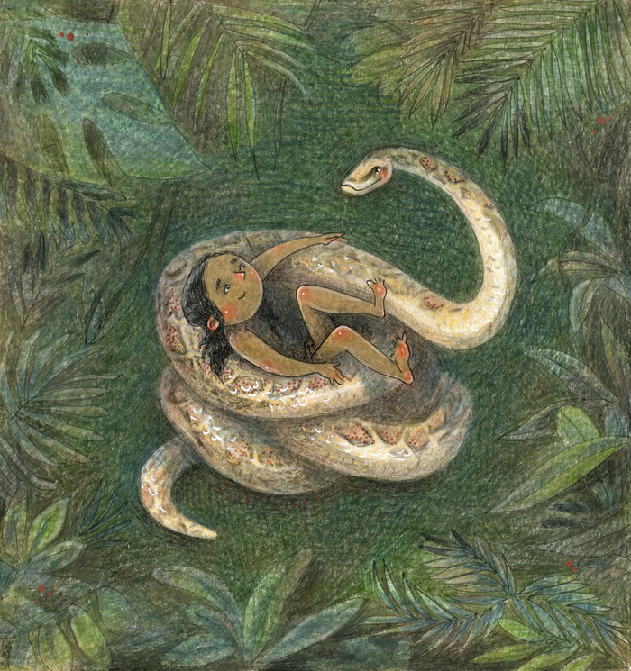 Маугли и Каа