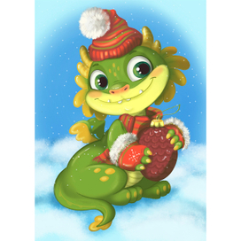 Новогодний дракон 