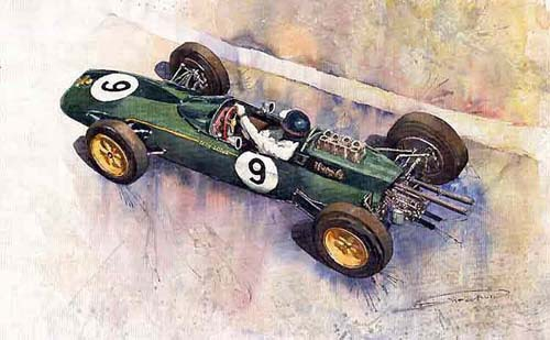 1963 Lotus 25 F1 Jim Clark Monaco GP