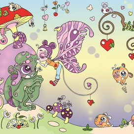 "Мили Ванили и чудище лесное" (silent book)