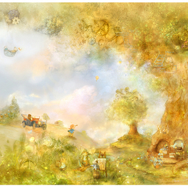 обои для детской:)    (фрагменты внутри)