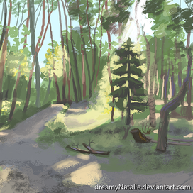 Набросок леса