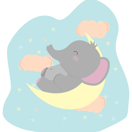 Слоненок на месяце