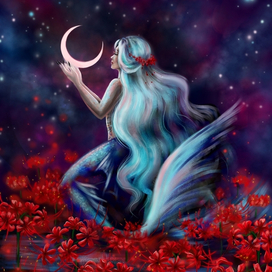 Русалка с ликорисом