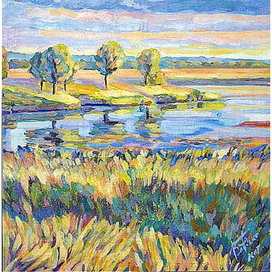 Лето,у озера