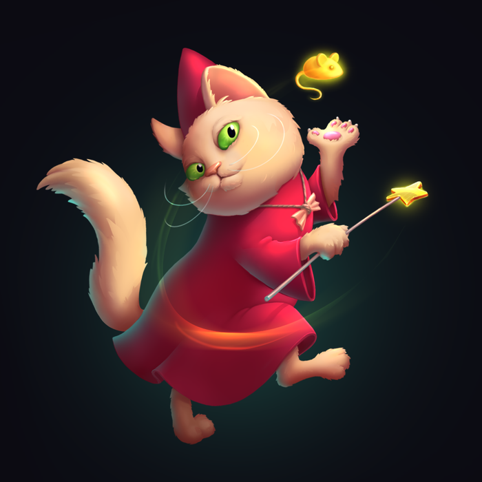 Puss wizard