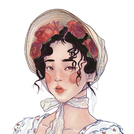 Девушка в шляпке