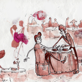 Иллюстрация к рассказу Рея Брэдбери   "Баг" 