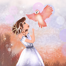 Девушка совой 