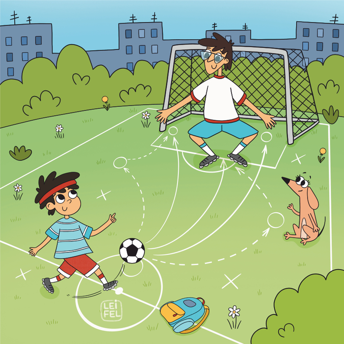 Иллюстрация с обложки активити Такса Клякса