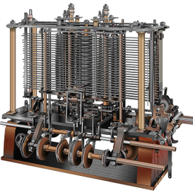 вектор Большая разностная машина Бебиджа