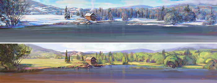 Пейзаж Sodis-camp