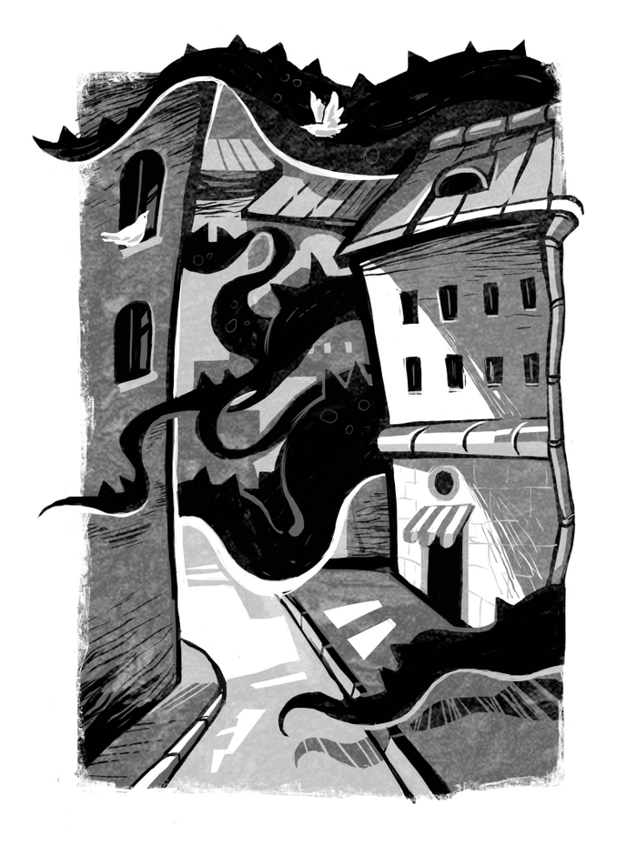 Иллюстрация к стихотворению Крис Аивер. Сборник "Север"