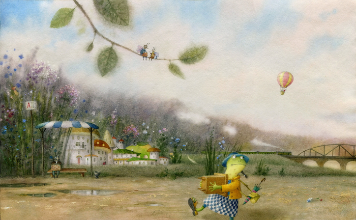 Форзац для В. Дегтева "Улиткины, вперед!"