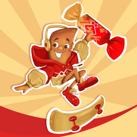 Топчик. Бренд персонаж для Рот Фронт