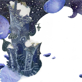 Дом, занесенный снегом