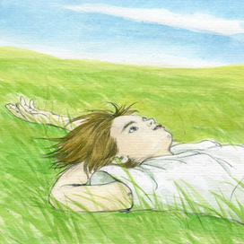 " Девушка и небо "