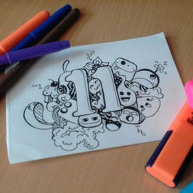 дудлинг персонажи