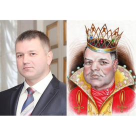 Дружеский шарж.