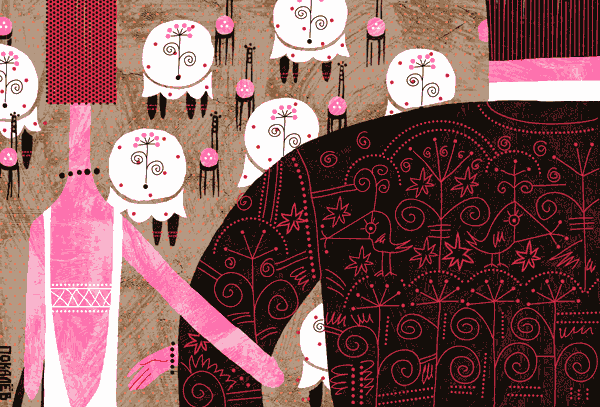 в ресторане